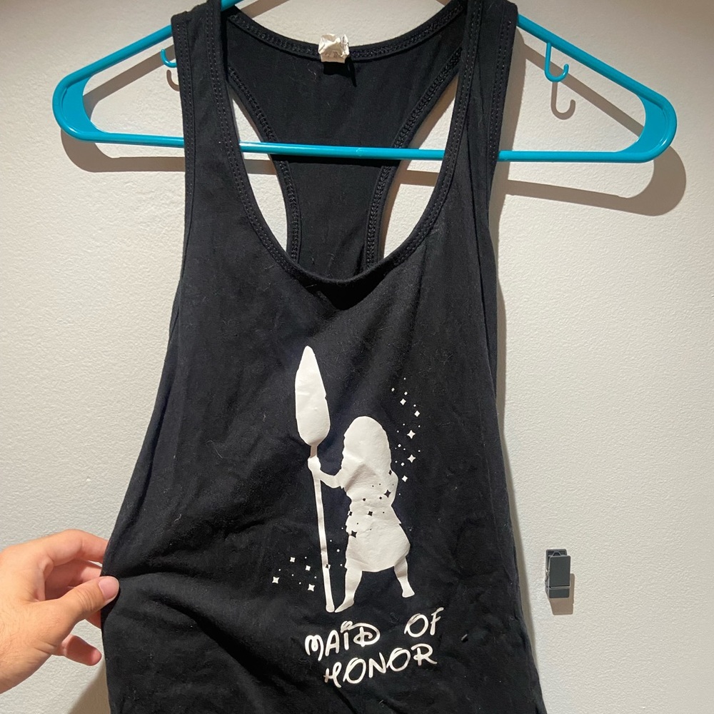 Black Disney tank top